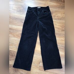 STS Blue Womens Black Corduroy Jeans Size 28